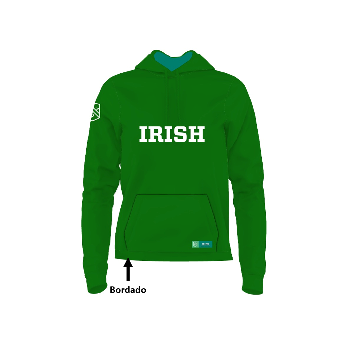 Hoodie Diario Infantil - Verde