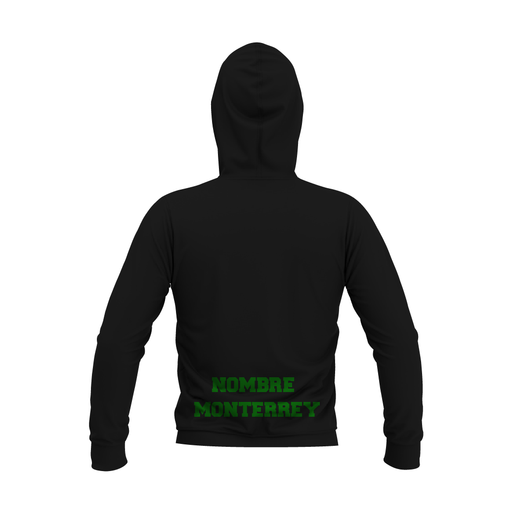 Hoodie Fan Shop c/zipper Adulto - Negro